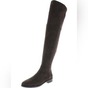 Vince Camuto Women's Hailie Flat Thigh-High Fashion Boots Taupe Size 7‎